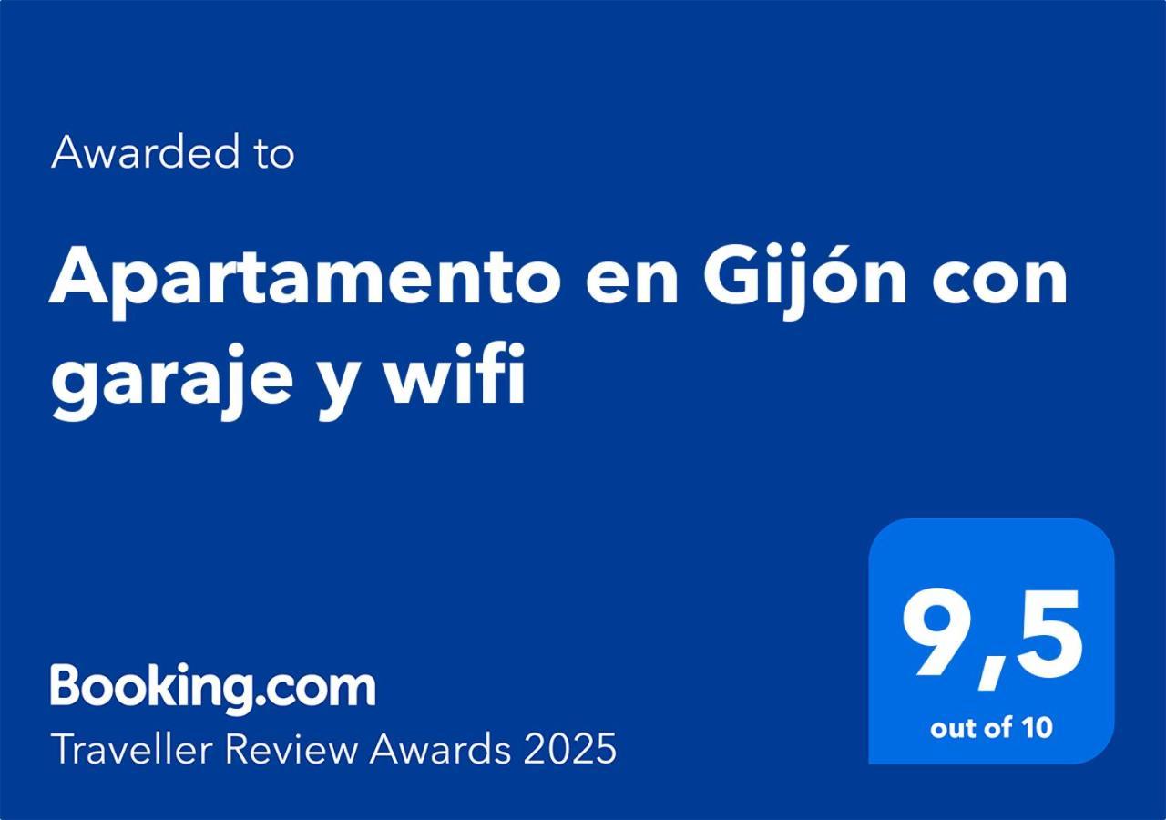 Apartamento En Gijon Con Garaje Y Wifi Εξωτερικό φωτογραφία